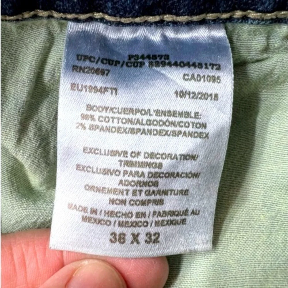 Mens Genuine DICKIES Carpenter Denim Blue Jeans Medium Wash‎ Size 36x32 Workwear